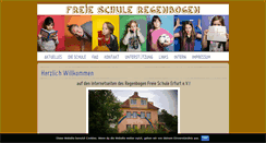 Desktop Screenshot of freie-schule-regenbogen.de